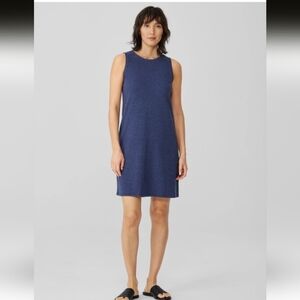 EILEEN FISHER Melange Crewneck Tank Dress
